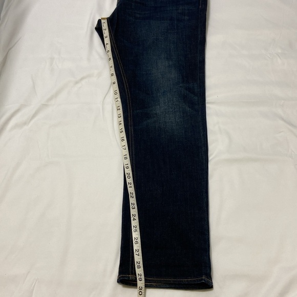 J CREW MEN MERCANTILE FLEX STRAIGHT BLUE JEANS. SIZE- 34,30 - Picture 6 of 11